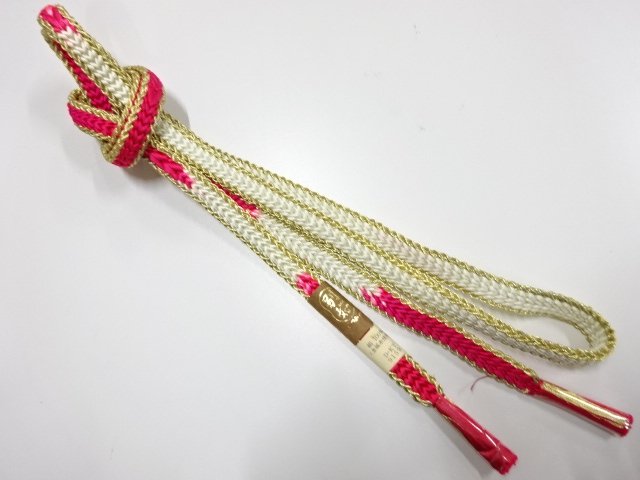 JAPANESE HAND-TIED OBIJIME CORD FOR FURISODE / UNUSED